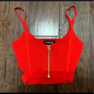 Bebe crop top